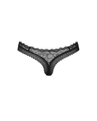 Сексуальные кружевные женские трусики Obsessive Medilla XS/S черные