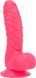 Ребристий фалоімітатор на присосці ADDICTION Tom 7&Prime; Dildo With Balls Pink SO5585 фото 3