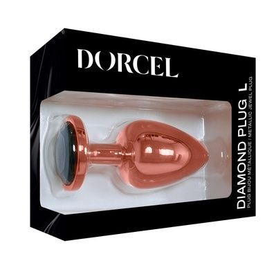 Анальна пробка Dorcel Diamond Plug Rose Gold L SO5530 фото