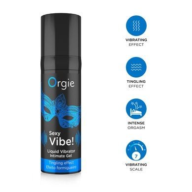 Жидкий вибратор Orgie Sexy Vibe Liquid Vibrator 15 мл SX1549 фото