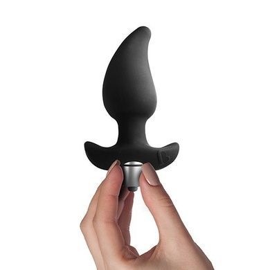 Анальный вибростимулятор Rocks Off Butt Quiver Black RO2095 фото
