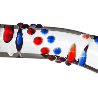 Стеклянный дилдо с изгибами и рисунком Gildo Glass Dildo 3 SO4414 фото