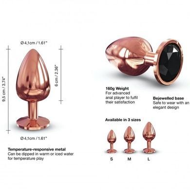 Анальна пробка Dorcel Diamond Plug Rose Gold L SO5530 фото