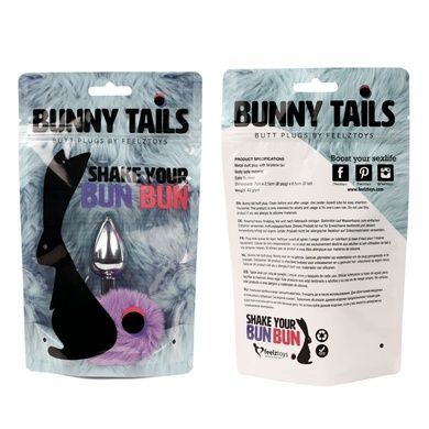 Анальная пробка FeelzToys Bunny Tails Butt Plug Purple SO5062 фото