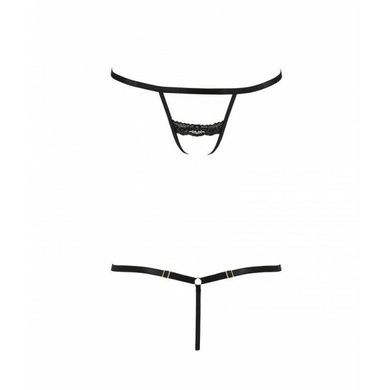 Трусики-стрепы Passion Exclusive SHELLY THONG L/XL, black