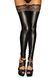 Панчохи з мокрим ефектом Noir Handmade F135 Powerwetlook stockings, 3XL, без мисків