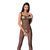 Бодистокинг Passion BS071 black, комбинезон на бретелях One Size