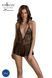 Боди Passion LEAFA BODY black XXL/XXXL - ECO Passion