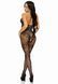 Бодистокинг комбинезон с доступом Leg Avenue Rhinestone Lace and Net Bodystocking OS Black