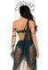 Эротический костюм Медузы Горгоны Leg Avenue Medusa Costume S, топ, юбка, нарукавники, украшения