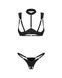 Комплект Obsessive Roccele 2-pcs crotchless set S/M