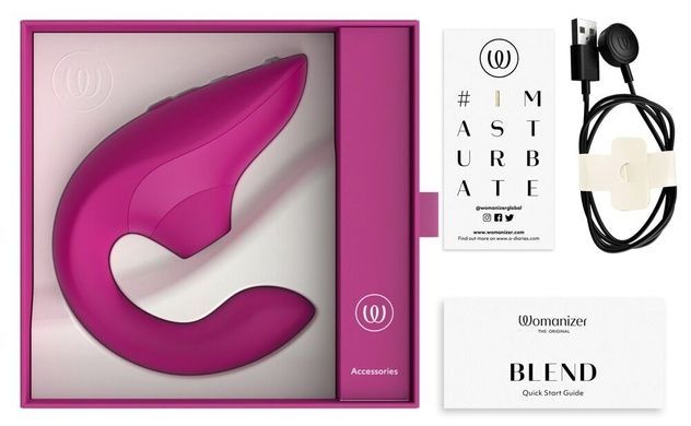 Вакуумний стимулятор Womanizer Blend Vibrant Pink SX2143 фото