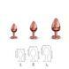 Анальна пробка Dorcel Diamond Plug Rose Gold L SO5530 фото 5