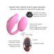 Віброяйце з вакуумом Love To Love Wonderlover PINK PASSION SO9616 фото 2