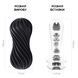 Мастурбатор Tenga Flex Rocky Black SO1646 фото 2