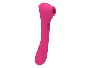 Вібратор-вакуумний стимулятор Alive Quiver Magenta Pink SO6017 фото