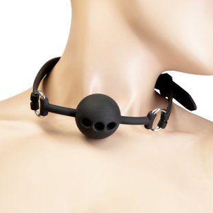 Кляп Punishment Silicone Ball Gag Black SX2233 фото