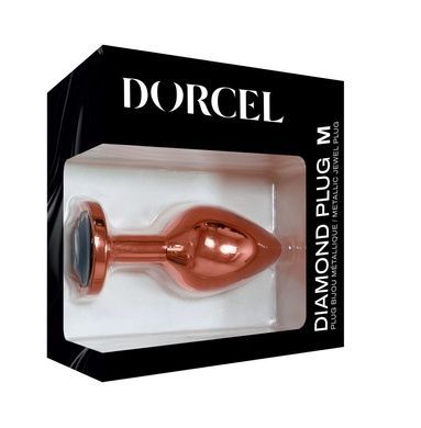 Анальна пробка Dorcel Diamond Plug Rose Gold M SO5531 фото