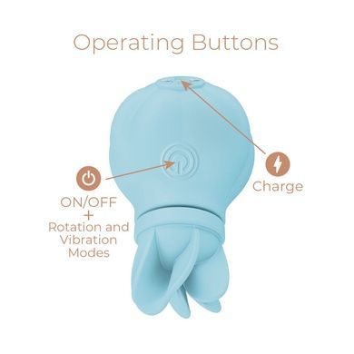 Вибратор Adrien Lastic Caress Blue SO9931 фото