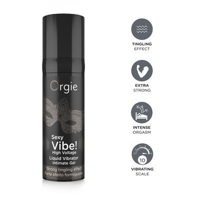 Жидкий вибратор Orgie Sexy Vibe High Voltage 15 мл SX1550 фото