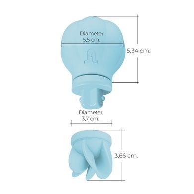 Вибратор Adrien Lastic Caress Blue SO9931 фото