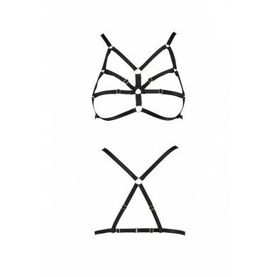 Бюстгальтер-стрепи Passion Exclusive ARMANDA BRA L/XL, black