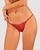 Мереживні стрінги Obsessive Lacelove thong M/L Red, низька посадка