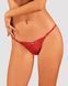 Мереживні стрінги Obsessive Lacelove thong M/L Red, низька посадка