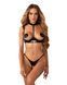 Комплект Obsessive Roccele 2-pcs crotchless set L/XL