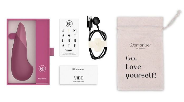 Вибратор Womanizer Vibe Dusky Pink SX2144 фото