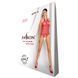 Бодистокинг в крупную сетку Passion BS087 red, открытая спина, халтер, с доступом One size