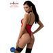Боді з високим вирізом стегна Passion Exclusive AKITA BODY L/XL, red