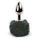 Анальна пробка FeelzToys Bunny Tails Butt Plug Black SO5063 фото 1