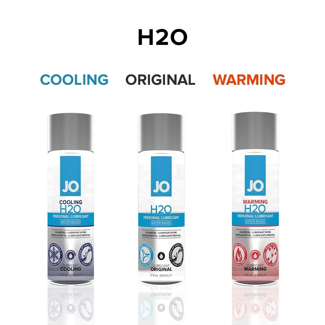 Согревающая смазка на водной основе JO H2O WARMING