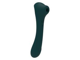Вібратор і вакуумний стимулятор Alive Quiver Teal SO6018 фото