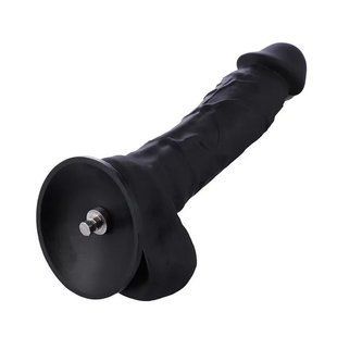 Силіконовий дилдо Hismith 8.3" Silicone Dildo Black SO9971 фото