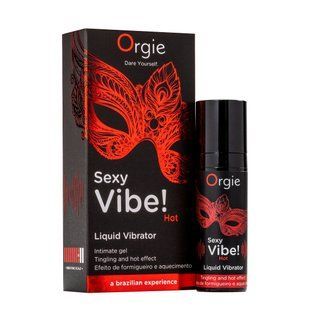 Рідкий вібратор Orgie Sexy Vibe Hot 15 мл SX1551 фото