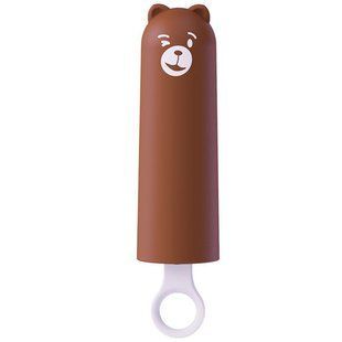 Вибратор &ndash; мороженое CuteVibe Teddy Brown (Pink Dildo) SO6559 фото
