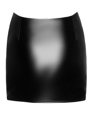 Юбка Noir Handmade F345 Powerwetlook skirt with garter - M