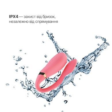 Смарт вибратор для пар Zalo Fanfan set Rouge Pink SO6672 фото