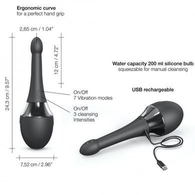 Автоматичний анальний душ-вібратор Dorcel Douche Mate SO5532 фото