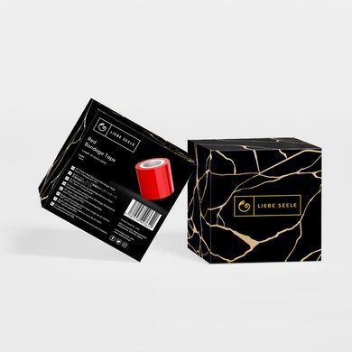 Скотч для бондажу Liebe Seele Bondage Tape Red 25 м SO9526 фото