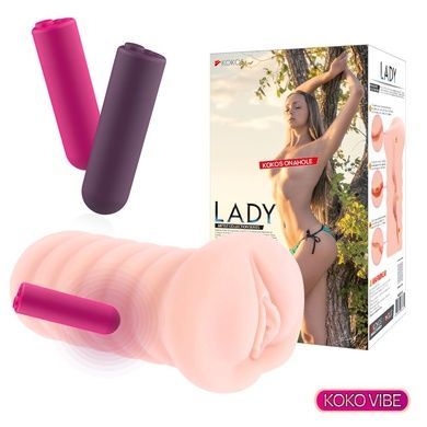 Мастурбатор-вагина Kokos Lady Vibe SX1410 фото