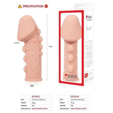 Насадка на член Kokos Extreme Sleeve ES.09 размер M SO1819 фото