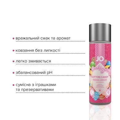 Вкусовой вагинальный лубрикант JO H2O Ириски 60мл SO2618 фото