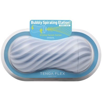 Мастурбатор Tenga FLEX Bubbly Blue вакуум SO7038 фото