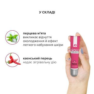 Возбуждающий гель для клитора JO SPICY WARMING (10 мл) SO1501 фото