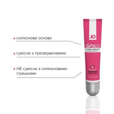 Возбуждающий гель для клитора JO SPICY WARMING (10 мл) SO1501 фото