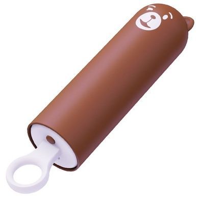 Вибратор &ndash; мороженое CuteVibe Teddy Brown (Pink Dildo) SO6559 фото