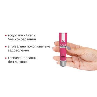 Возбуждающий гель для клитора JO SPICY WARMING (10 мл) SO1501 фото